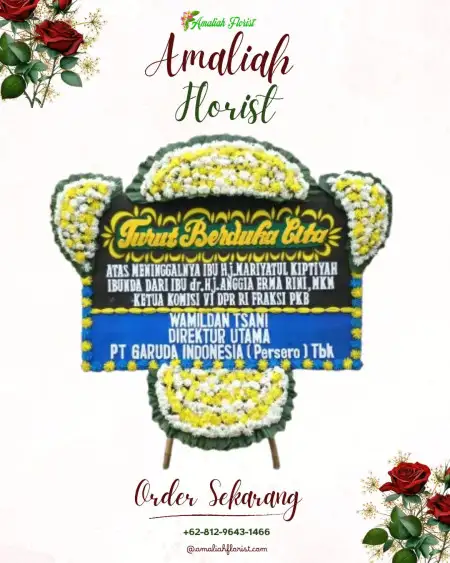 Papan Bunga Duka Permata Kecubung